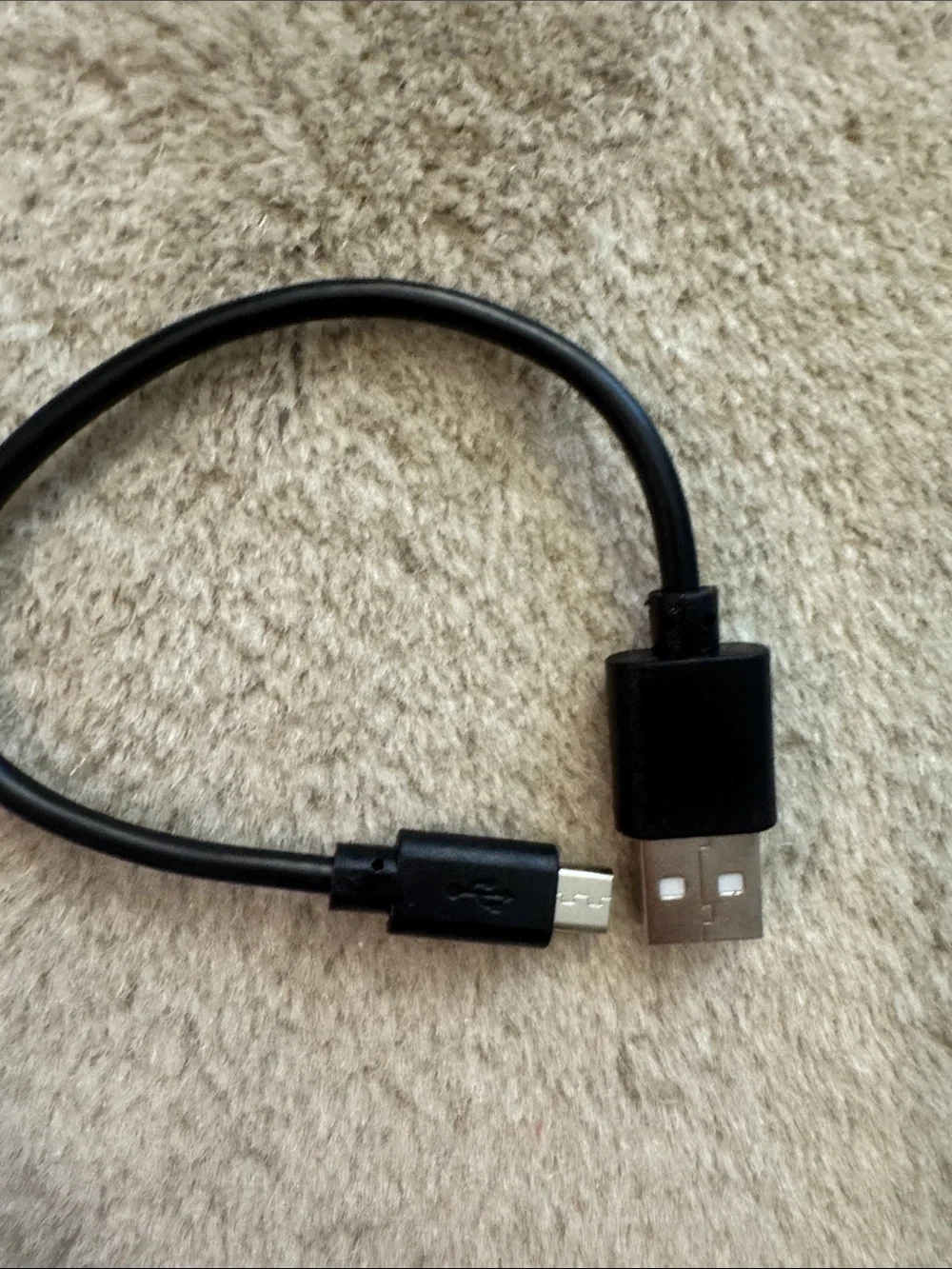 Black Micro USB Charging Cable - Universal USB to Micro USB